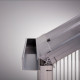 Szklarnia ogrodowa 8,01m² z szarego aluminium i paneli poliwęglanowych o grubości 6mm Enzian IV - KGT