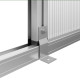 Szklarnia ogrodowa 8,01m² z szarego aluminium i paneli poliwęglanowych o grubości 6mm Enzian IV - KGT