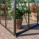 Szklarnia ogrodowa Classic 235x608 cm z aluminium i szkła hartowanego - BloomCabin