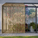Przyścienna szklarnia 7,22 m² - wys. 268 cm - aluminiowa konstrukcja, drewniane wykończenie i szkło hartowane - BloomCabin