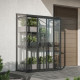 Szklarnia ogrodowa mini 1,4 m² z aluminium i szkła hartowanego - BloomCabin