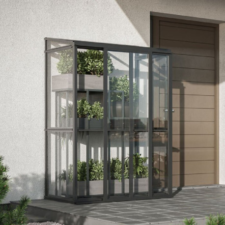 Szklarnia ogrodowa mini 1,4 m² z aluminium i szkła hartowanego - BloomCabin