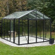 Szklarnia ogrodowa Classic 235x310 cm aluminium i szkło z ochroną przeciwsłoneczną - BloomCabin