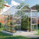 Szklarnia Uranus 6,7 m² z aluminium i szkła hartowanego 3 mm - Vitavia