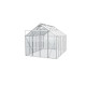 Szklarnia Uranus 9,9 m² z aluminium i szkła hartowanego 3 mm - Vitavia
