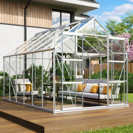 Szklarnia Uranus 9,9 m² z aluminium i szkła hartowanego 3 mm - Vitavia