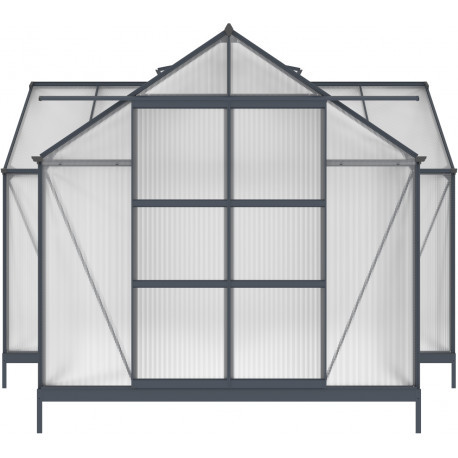 Zestaw wymiennych paneli poliwęglanowych o grubości 4mm do szklarni Orangerie C o powierzchni 13,5m² - Green Protect