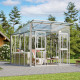 Szklarnia Aura 7,8 m² z aluminium, szkła hartowanego 3 mm i poliwęglanu 10 mm - Vitavia