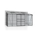 Szklarnia przyścienna Osiris w kolorze czarnym 7,8 m² z aluminium, paneli poliwęglanowych i szkła bezpiecznego 3 mm - Vitavia