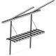 Składana półka z aluminium 130x31cm - Green Protect