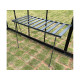 Szeroka składana półka z aluminium na nóżkach 120x52,5x79cm - Green Protect