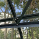 Konstrukcja szklarni ogrodowej Comtesse (bez paneli) 11m² z antracytowego aluminium - Green Protect