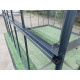 Konstrukcja szklarni ogrodowej Comtesse (bez paneli) 11m² z antracytowego aluminium - Green Protect