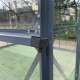 Konstrukcja szklarni ogrodowej Comtesse (bez paneli) 11m² z antracytowego aluminium - Green Protect