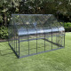 Konstrukcja szklarni ogrodowej Comtesse (bez paneli) 11m² z antracytowego aluminium - Green Protect