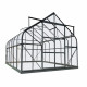 Konstrukcja szklarni ogrodowej Comtesse (bez paneli) 11m² z antracytowego aluminium - Green Protect