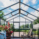 Szklarnia ogrodowa Classic 235x608cm z 3-kolumnową przegrodą do przechowywania - BloomCabin
