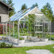 Szklarnia Merkur 8,3 m² z aluminium i szkła hartowanego 3 mm - Vitavia