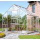 Szklarnia Merkur 8,3 m² z aluminium i szkła hartowanego 3 mm - Vitavia
