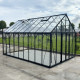 Szklarnia ogrodowa 3,6x5,5m ROYALE z aluminium w kolorze czarnym i szkła hartowanego 4 mm - Green Protect