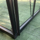 Szklarnia ogrodowa 4,9x5,5m ROYALE z aluminium w kolorze czarnym i szkła hartowanego 4 mm - Green Protect