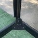Szklarnia ogrodowa 4,9x5,5m ROYALE z aluminium w kolorze czarnym i szkła hartowanego 4 mm - Green Protect