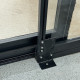 Szklarnia ogrodowa 4,9x5,5m ROYALE z aluminium w kolorze czarnym i szkła hartowanego 4 mm - Green Protect