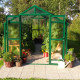 Szklarnia ogrodowa ze szkła dyfuzyjnego 4 mm Variant J5 Kolor - 249x505 cm - Limes