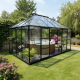 Szklarnia ogrodowa 4x3 m DUCHESSE z aluminium i szkła hartowanego 4 mm - Green Protect