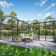 Szklarnia ogrodowa Orangerie 70m² z aluminium i szkła hartowanego - BloomCabin