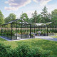 Szklarnia ogrodowa Orangerie 70m² z aluminium i szkła hartowanego - BloomCabin