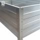 Podwyższona grządka ogrodowa w kształcie litery L, wys. 30 cm - kolor metaliczny - Klasika