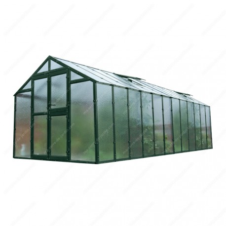 Szklarnia ogrodowa ze szkła dyfuzyjnego 4 mm Primus J6 - 249x605 cm - Limes