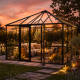 Szklarnia ogrodowa 12,25m² z aluminium i szkła hartowanego 4mm PaviLux - KGT