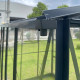 Szklarnia ogrodowa 2,5x2,5m Belvedere z aluminium, poliwęglanu i szkła hartowanego 4mm - Green Protect