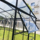 Szklarnia ogrodowa 3,7x2,5m Belvedere z aluminium, poliwęglanu i szkła hartowanego 4mm - Green Protect