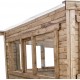 Szklarnia ogrodowa 9m² z drewna w kolorze brązowym 28mm Gardy Shelter