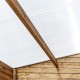 Szklarnia ogrodowa 9m² z drewna w kolorze brązowym 28mm Gardy Shelter