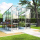 Szklarnia Freya 7,6 m² z aluminium, szkła hartowanego 3 mm i poliwęglanu 6 mm - Vitavia