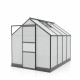 Szklarnia Apollo 5,0 m² z aluminium i paneli poliwęglanowych 6 mm w kolorze czarnym - Vitavia