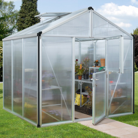 Szklarnia Zeus 6,2m² z aluminium i paneli poliwęglanowych 16mm - Vitavia