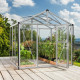 Szklarnia Zeus 6,2m² z aluminium, szkła hartowanego 3mm i paneli poliwęglanowych 10mm - Vitavia