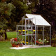 Szklarnia Venus 2,5m² z aluminium i szkła hartowanego 3 mm - Vitavia
