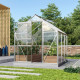 Szklarnia Venus 3,8m² z aluminium i szkła hartowanego 3 mm - Vitavia