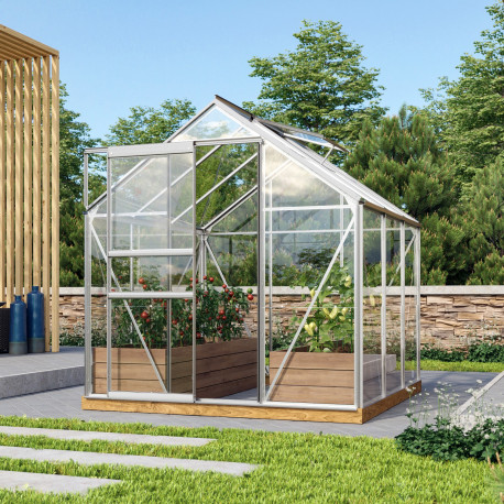 Szklarnia Venus 3,8m² z aluminium i szkła hartowanego 3 mm - Vitavia