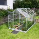 Szklarnia Venus 6,2 m² z aluminium i szkła hartowanego 3 mm - Vitavia