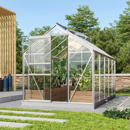 Szklarnia Venus 6,2 m² z aluminium i szkła hartowanego 3 mm - Vitavia