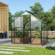  Szklarnia Venus 3,8 m² z aluminium i szkła hartowanego 3 mm w kolorze szmaragdowym - Vitavia