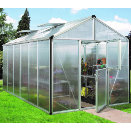 Szklarnia Zeus 11,9 m² z aluminium i paneli poliwęglanowych 10 mm - Vitavia