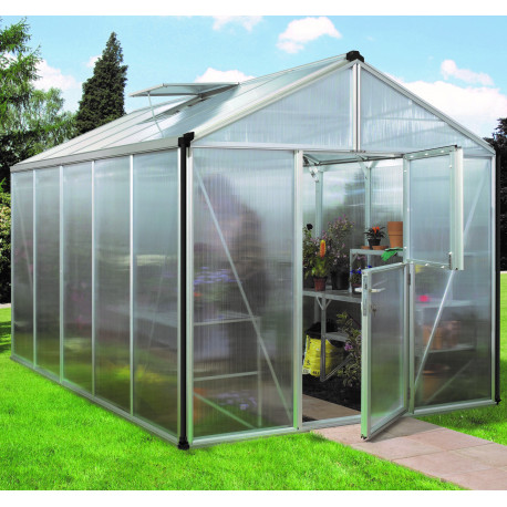 Szklarnia Zeus 10,0 m² z aluminium i paneli poliwęglanowych 16 mm - Vitavia